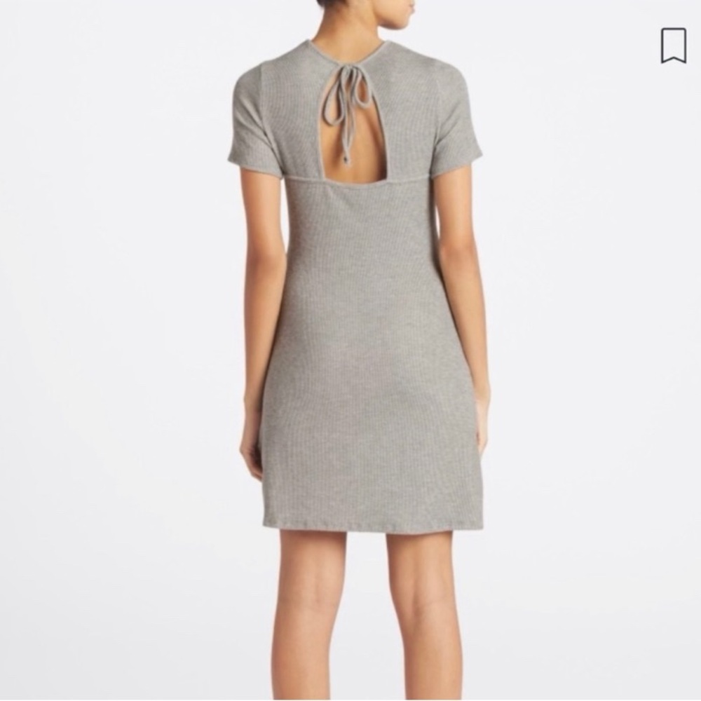 Stitch Fix Heatherly Byanka Grey Open Back Summer Dress Super Soft Size 1X NWT